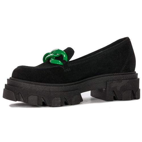 Maciejka Black Low Shoes 2850J-12/00-1