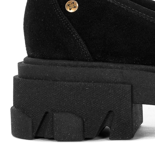 Maciejka Black Low Shoes 2850J-20/00-1