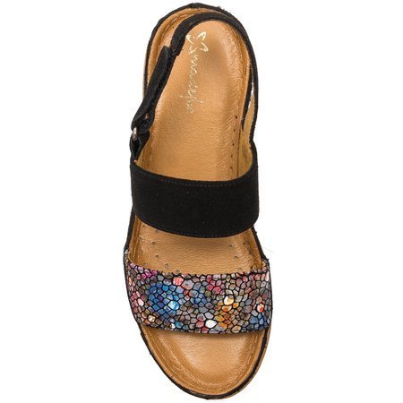 Maciejka Black Multi Sandals 04142-20/00-5