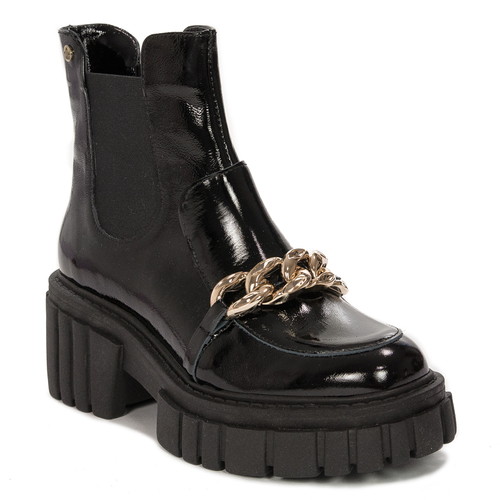 Maciejka Black Naplak Women's Boots 2857J-01/00-3