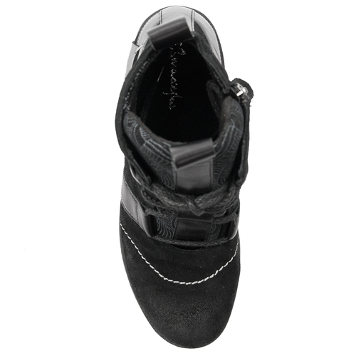 Maciejka Black Platform Boots 06185-01/00-7
