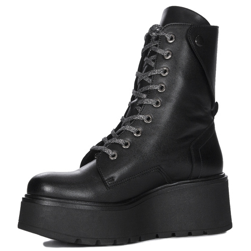 Maciejka Black Platform Boots