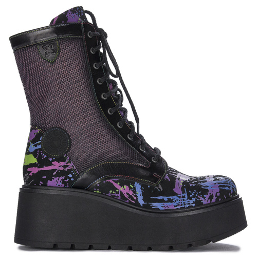 Maciejka Black + Purple Boots 06720-07/00-8