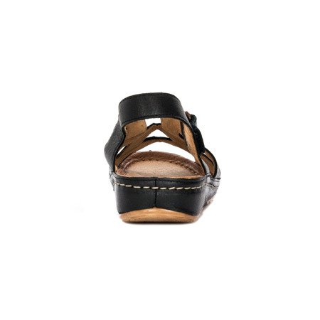 Maciejka Black Sandals 04154-01/00-5