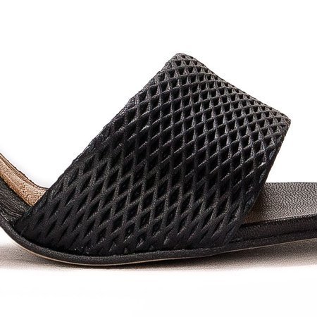 Maciejka Black Sandals 04235-01/00-5
