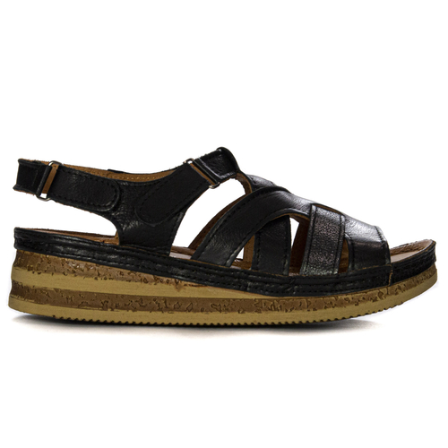 Maciejka Black Sandals L4490-01/00-1