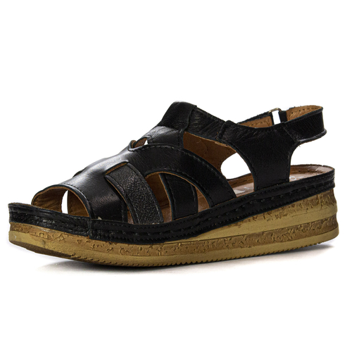 Maciejka Black Sandals L4490-01/00-1