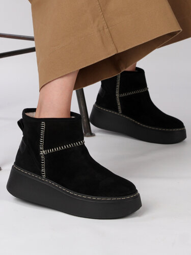 Maciejka Black Snow Boots 06257-01/00-4