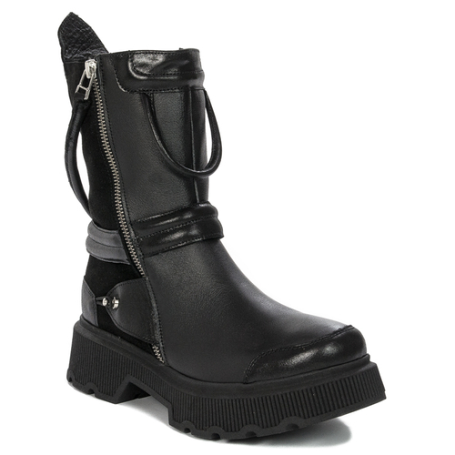 Maciejka Black Women's Boots 05622-01/00-7