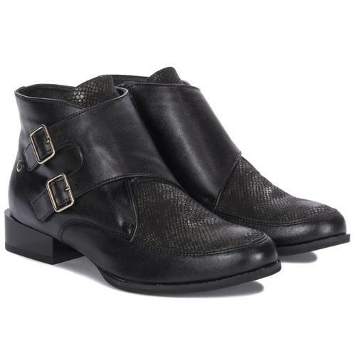 Maciejka Black Women's Boots 06696-01/00-8