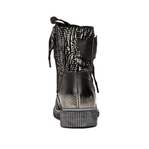 Maciejka Black Women's Lace-Up Boots 05121-01/00-3