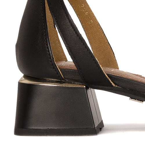 Maciejka Black Women's Sandals 05177-01/00-5