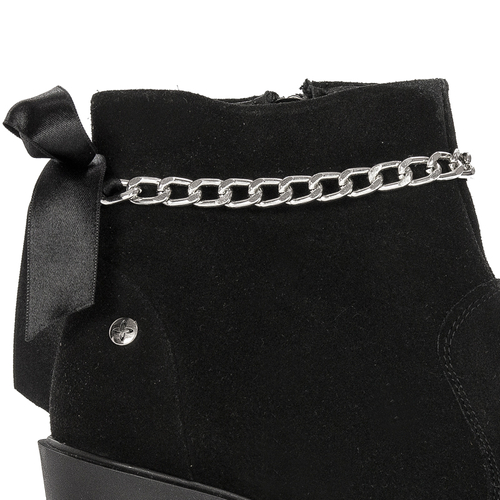 Maciejka Black Women's Suede Leather Boots