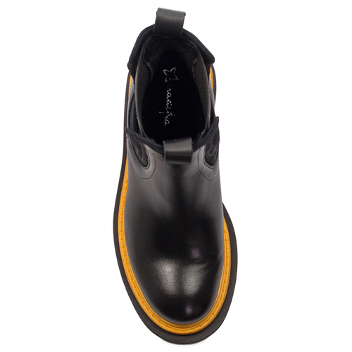 Maciejka Black- Yellow Boots 06199-07/00-7