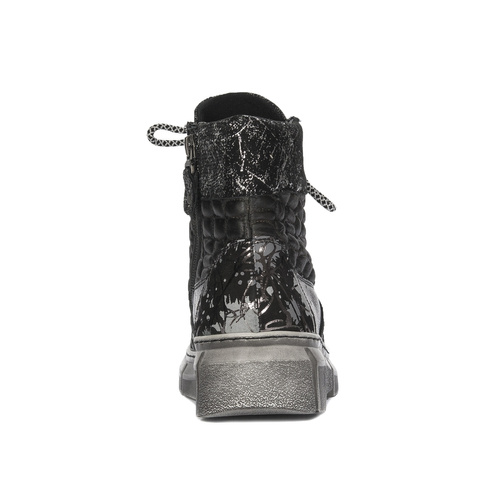 Maciejka Black and Silver Women's Boots 