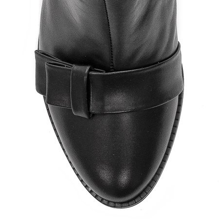 Maciejka Black leather Boots