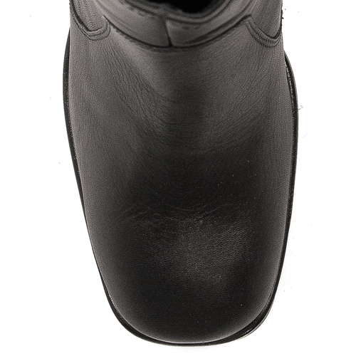 Maciejka Black leather women's Boots 05687-01/00-7