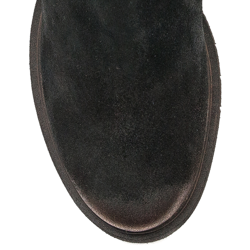 Maciejka Black velor women's Boots