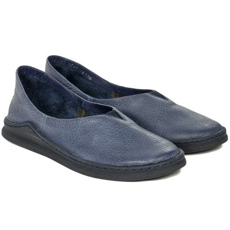 Maciejka Blue Flat Shoes 04078-17-00-0