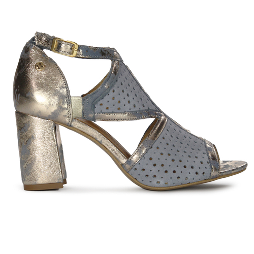 Maciejka Blue + Gold Sandals 06555-06/00-5