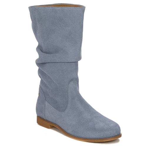 Maciejka Blue Knee-High Boots 05057-06/00-6