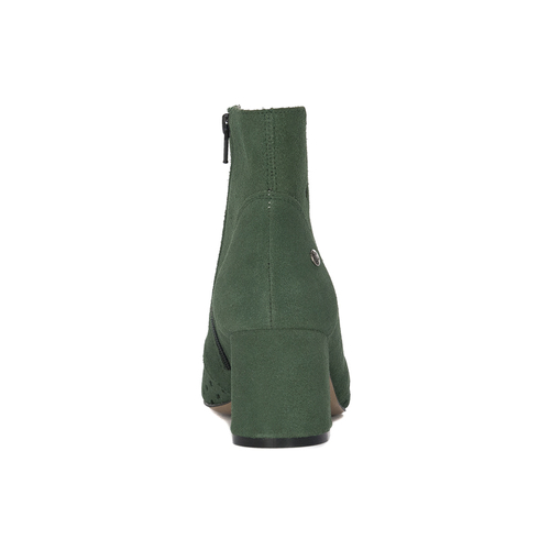 Maciejka Bottle Green Lace-Up Boots