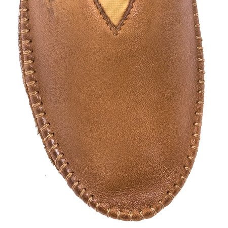 Maciejka Brown Flat Shoes 01930-52/00-0