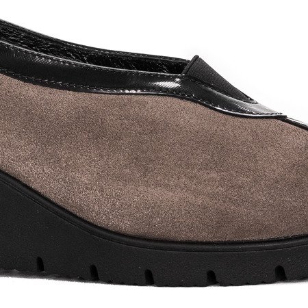 Maciejka Brown Flat Shoes 04342-02/00-7