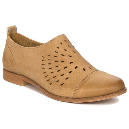 Maciejka Brown Flat Shoes 04936-29/00-5