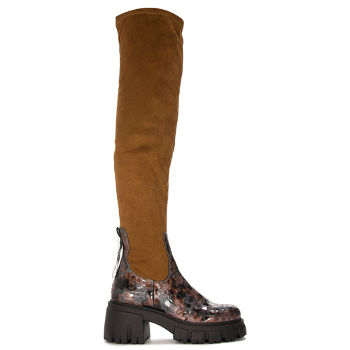 Maciejka Brown Knee-High Boots 05260-29/00-7