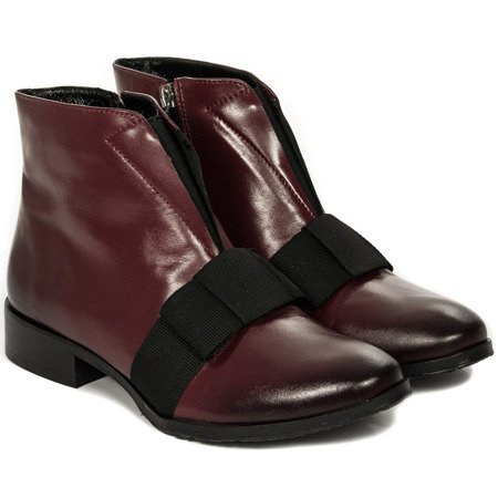Maciejka Burgundy Boots 02702-23/00-3