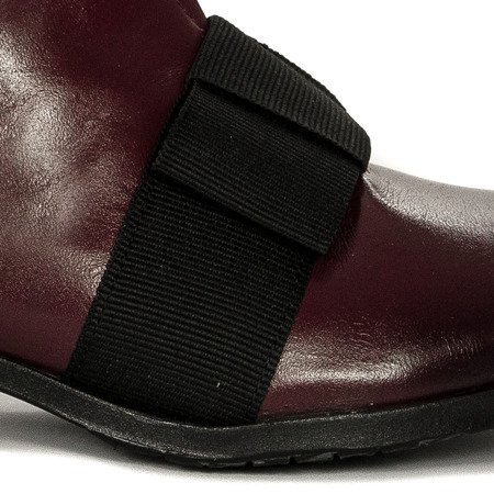 Maciejka Burgundy Boots 02702-23/00-3