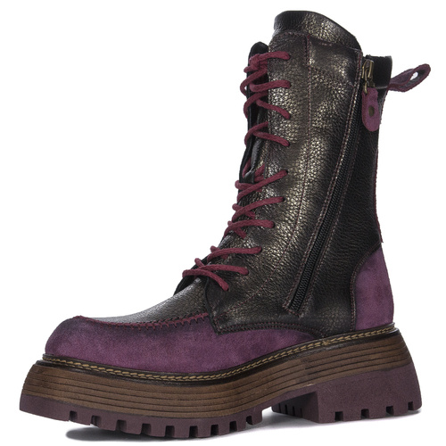 Maciejka Burgundy Boots 06685-23/00-8