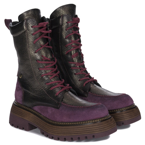 Maciejka Burgundy Boots 06685-23/00-8