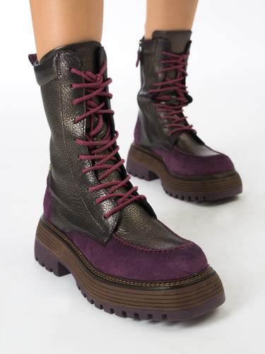 Maciejka Burgundy Boots 06685-23/00-8