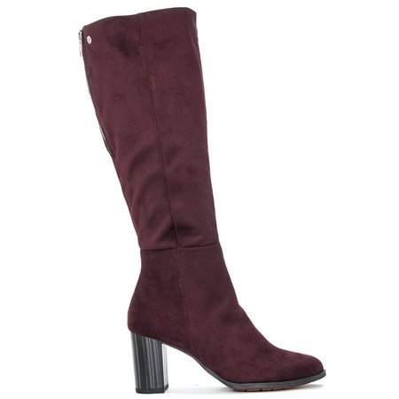 Maciejka Burgundy Knee-High Boots