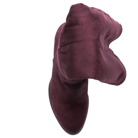 Maciejka Burgundy Knee-High Boots