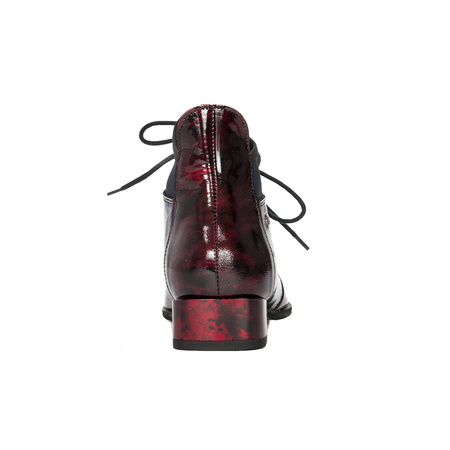 Maciejka Burgundy Lace-up Boots 04744-29/00-7
