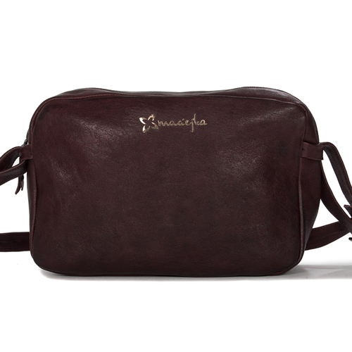 Maciejka Burgundy Leather Women's bag