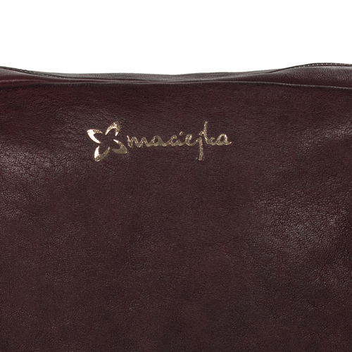 Maciejka Burgundy Leather Women's bag