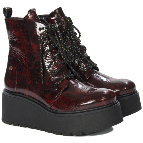 Maciejka Burgundy Women's Boots