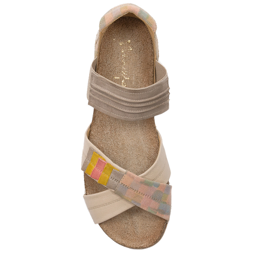 Maciejka Dark Beige Sandals 03375-10/00-5