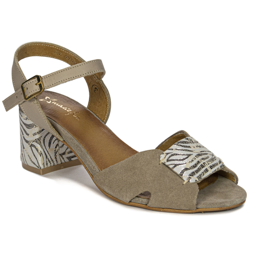 Maciejka Dark Beige Sandals 04120-10/00-5