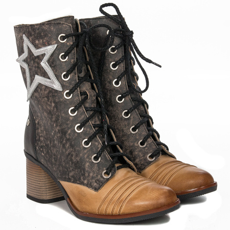 Maciejka Ginger Lace-up Boots