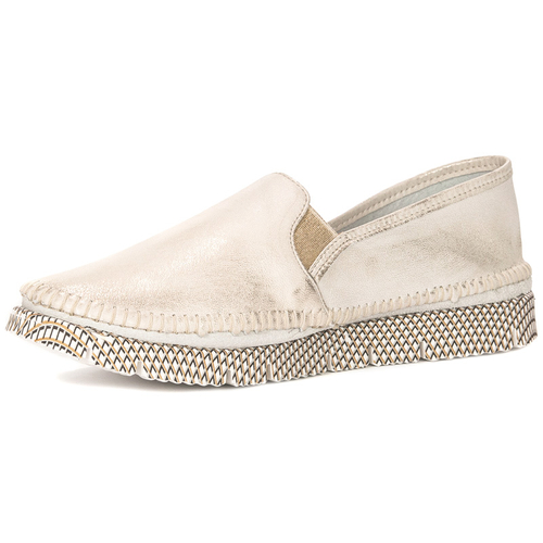 Maciejka Gold Flat Shoes 03512-25/00-0