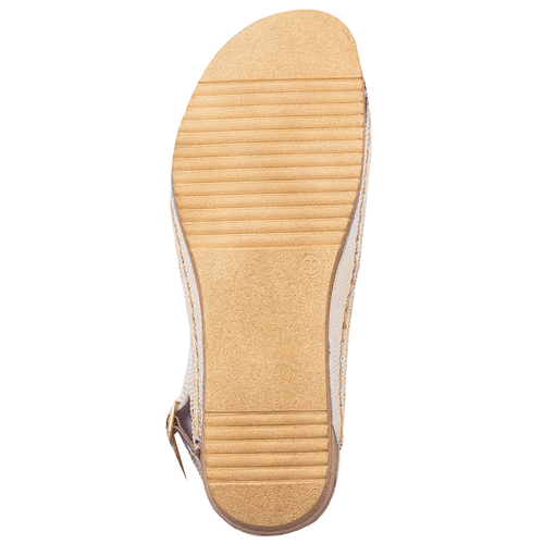 Maciejka Gold Sandals 01974-25/00-5