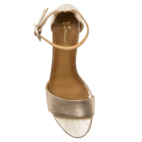 Maciejka Gold Sandals 04141-42/00-5