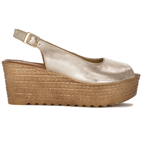 Maciejka Gold Sandals 6086A-25-00-1