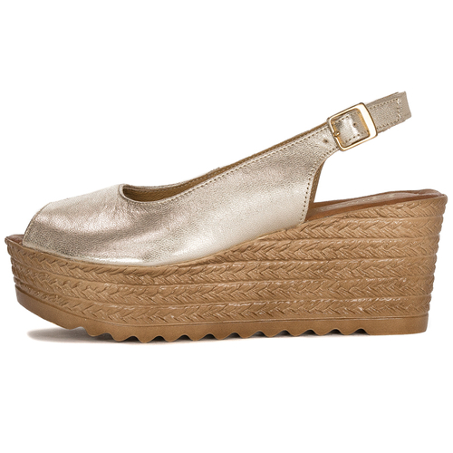 Maciejka Gold Sandals 6086A-25-00-1