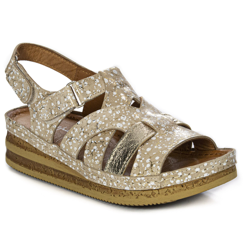 Maciejka Gold Sandals L4490-25/00-1